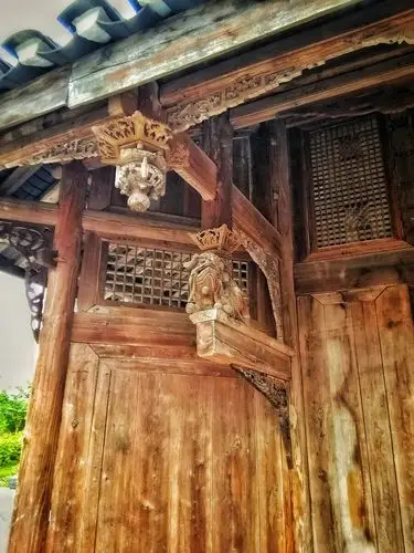 川东民居中精美的木雕,摄于川渝古代建筑博物馆
