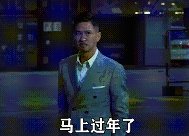 我要快乐表情包马上过年了 全村人盯着你回家张家辉动图表情包嫌弃我