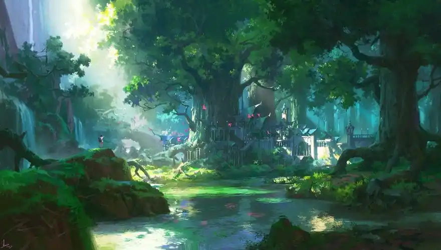 wallpaperengine魔幻森林绘图4k动态壁纸