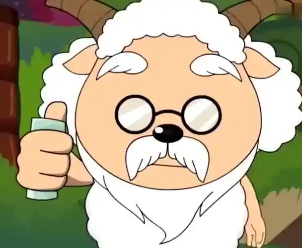 村长把小村长放竹筐里