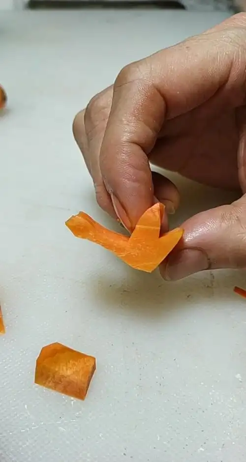 全民独门绝技咖#胡萝卜最美切法