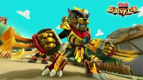 猪猪侠大电影铁拳虎简笔画