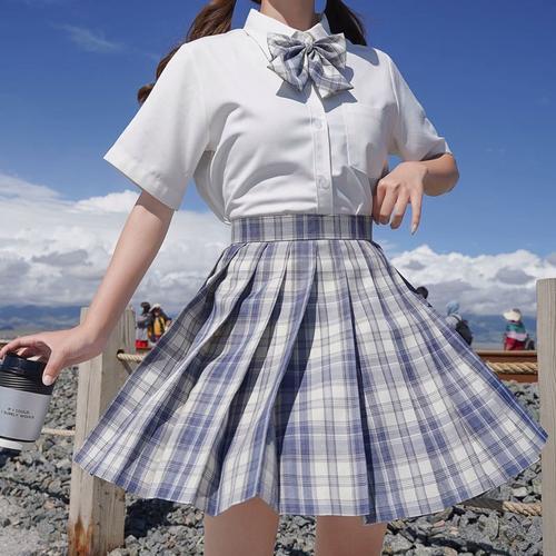 制服套装全套春夏水手服百褶裙学院风学生日系正统jk格裙女长短袖
