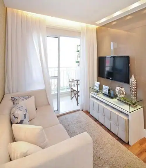 淡雅暖色系空间 8款米色客厅设计_客厅装修大全