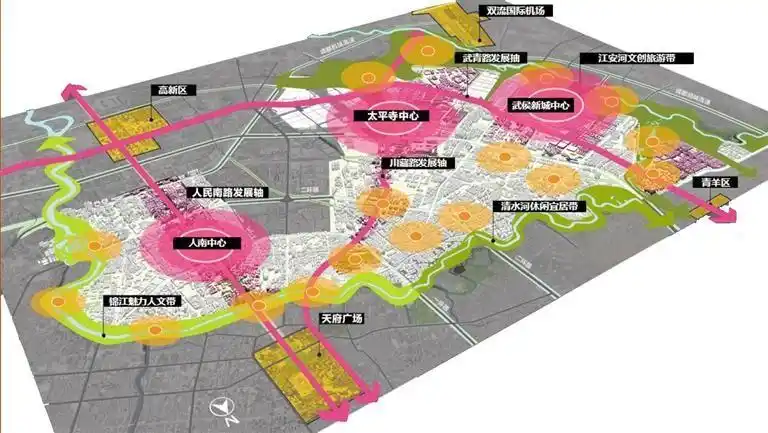 武侯区总体规划图武侯区规划效果图武侯区"三步走"战略——第一步 到