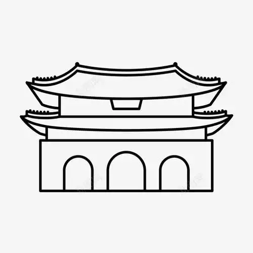 com 亚洲 光华门 历史遗址 地标 宫殿 寺庙 神圣 祭祀 经典 韩国 首尔