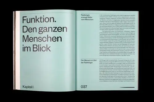 极简的排版德国radiologie书籍版面设计