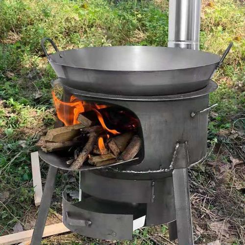 柴火炉灶农村家用户外烧火大锅台炉子灶移动便携烧木柴亚马逊批发