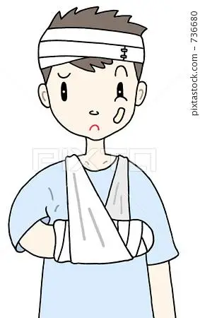 腕の怪我骨折 736680