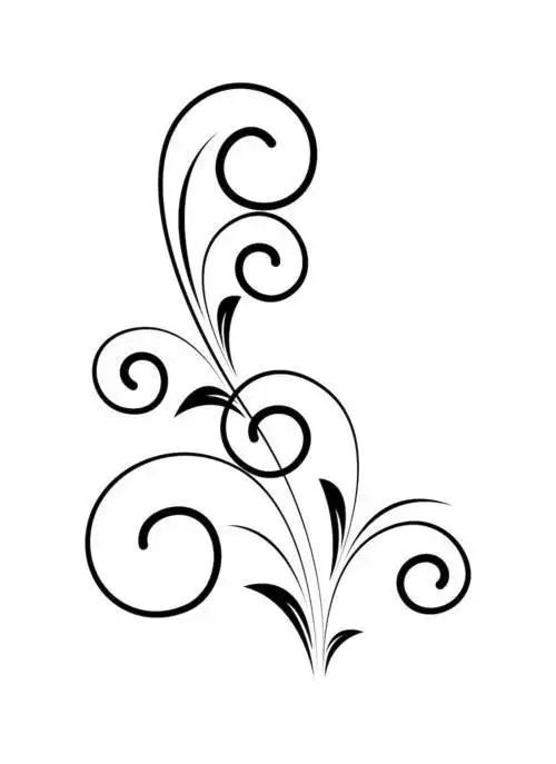 复古装饰图案简笔画