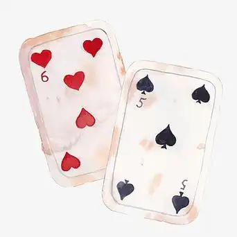 卡通扑克素材_卡通扑克图片元素-觅元素