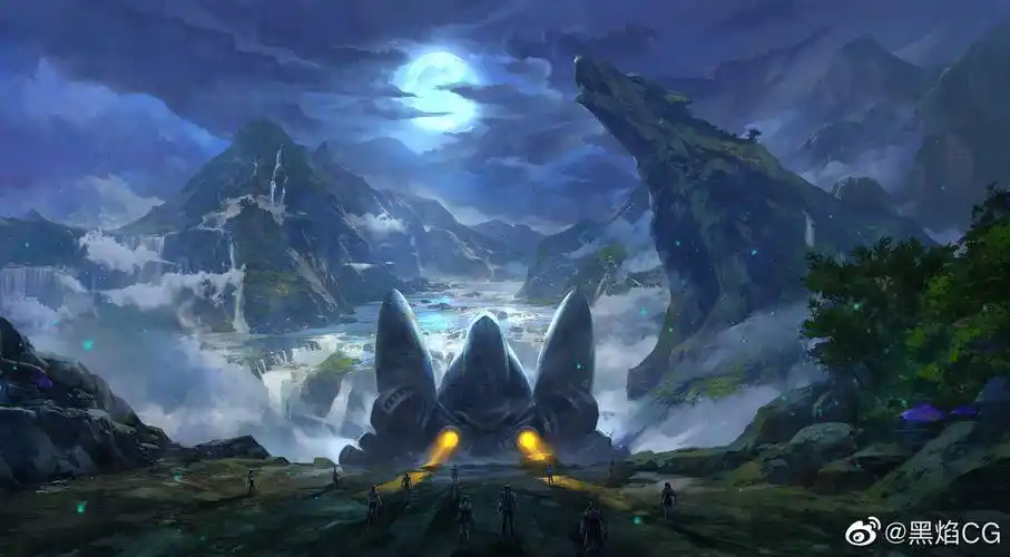 场景概念图|永恒之塔经典系列 韩国概念设计师 rainman……_高清图集