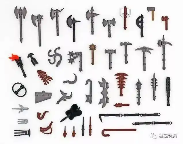 最后一张是各种远程投射冷兵器over~如果你的乐高武器收藏比"nerv の