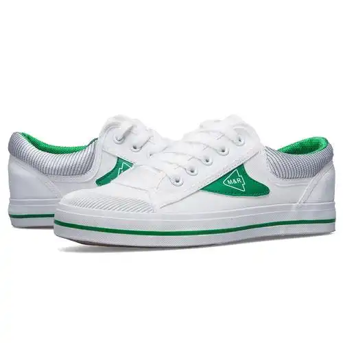 双星帆布鞋情侣休闲鞋低帮浅口系带小白鞋青春潮流板鞋经典运动鞋