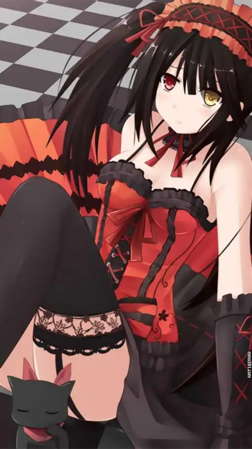 约会大作战梦魇时崎狂三性感手机壁纸图片大全(8)