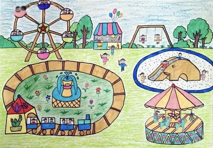 孩子的快乐时光陕西省少儿美术作品展来稿选登六