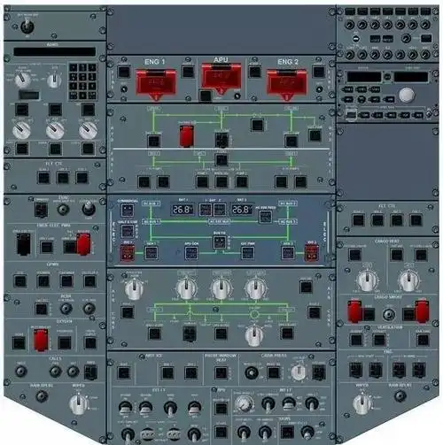空客a320驾驶舱头顶板详细介绍