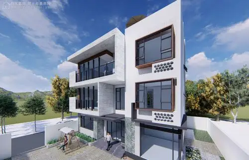 现代三层别墅设计图效果图