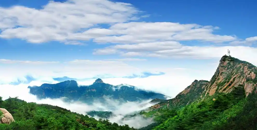 美景山东中国江北第一溶洞群淄博鲁山溶洞