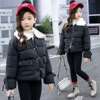 童装女童棉衣棉服冬装儿童棉袄中大童短款棉衣3-15岁新品冬季款棉袄