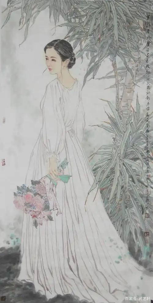 陈铁生国画人物作品欣赏