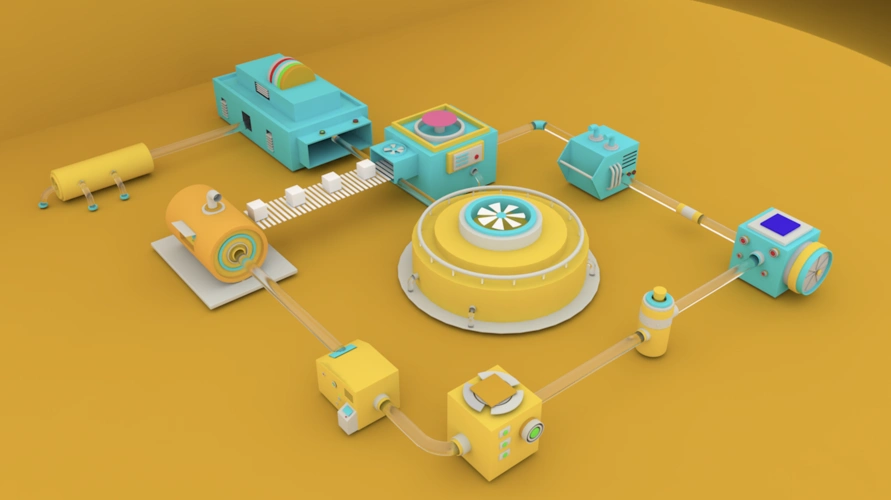 c4d模型|三维|场景|哒哒诶 - 原创作品 - 站酷 (zcool)