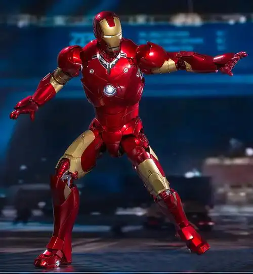 利瑞芬kingarts1/9钢铁侠mk3手办合金摆件可动发光兵人模型现货高端同