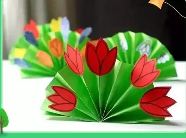 幼儿园卡纸折纸花朵 手工折纸大全-普车都