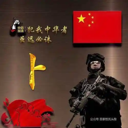 2023"军人专用"姓氏头像,犯我中华者,虽远必诛