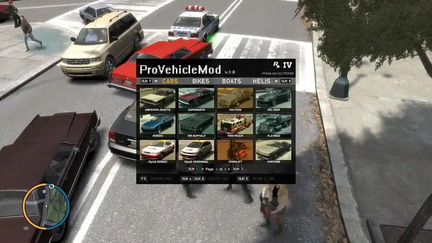 求gta4一辆车的位置