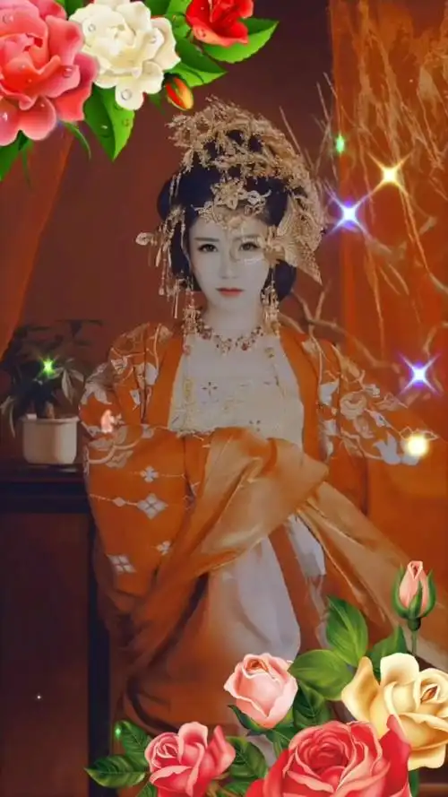 古装美女#十里红装