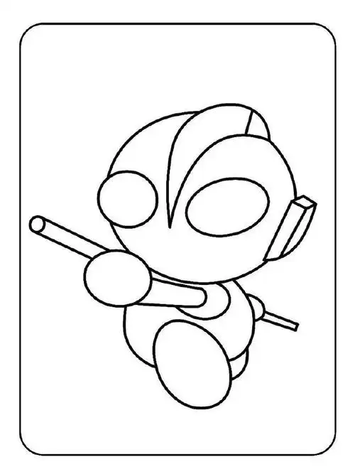 奥特曼简笔画##二次元新鲜事