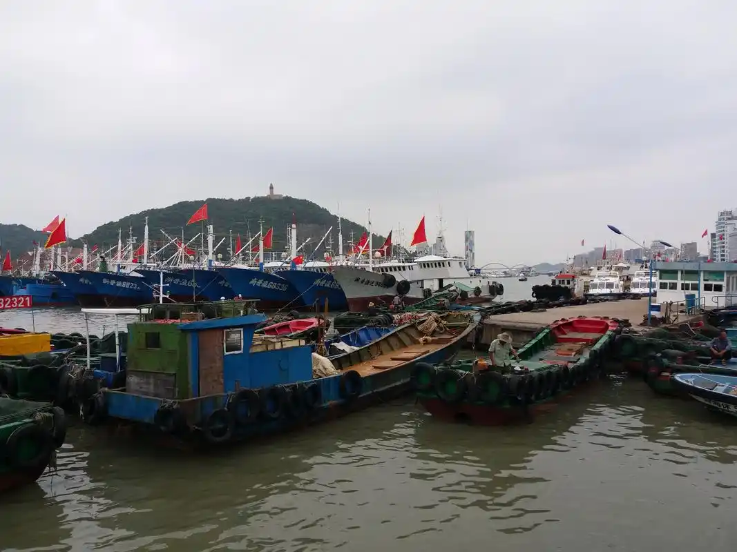 舟山沈家门渔港,是中国最大的天然渔港,也是世界三大渔港之一