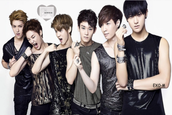 exo组合海报14-36寸横式海报