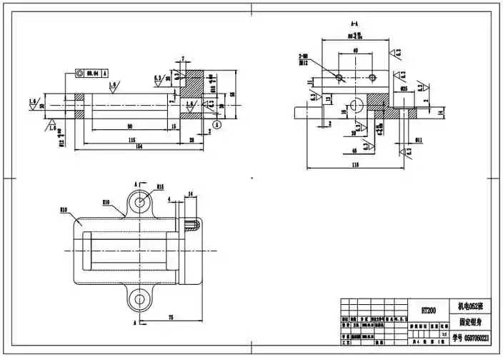 1固定钳身零件图.pdf