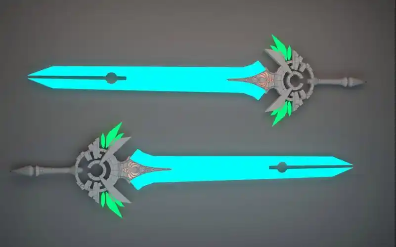 【3dmax建模】零基础入门练手武器原神"天空之傲"制作教学