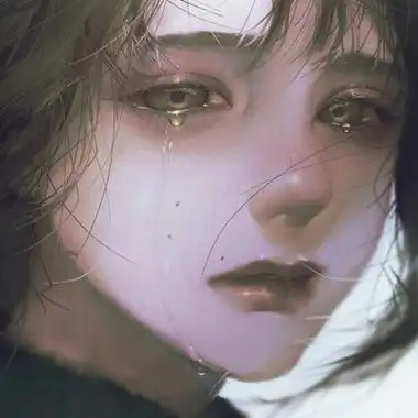 丧头像动漫流泪女高清哭的撕心裂肺的动漫女头像图片