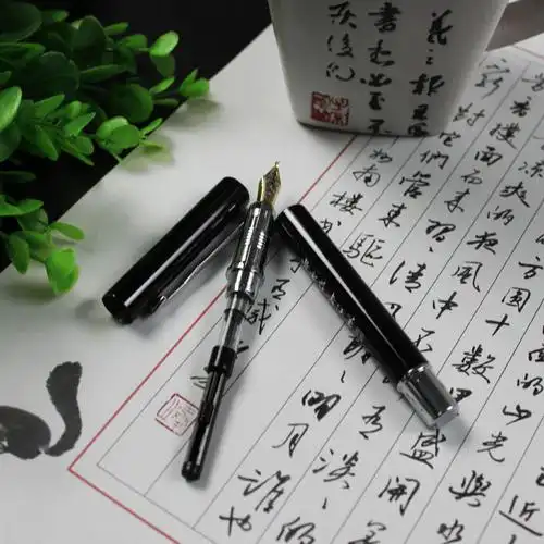 紫云庄书法钢笔美工笔学生专用练字硬笔书法笔书法弯头明尖