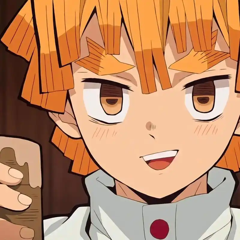 《鬼灭之刃》我妻善逸,胆小又强大,动漫头像壁纸,自剪分享