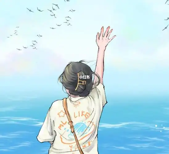 一起去看海  #procreate  #插画  #头像  #头像约稿