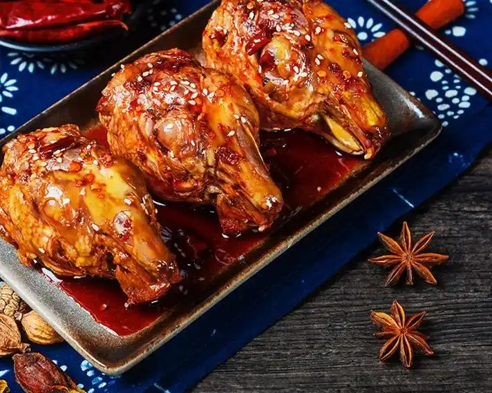 四川特产香辣兔头成都双流麻辣老妈兔脑壳冷吃兔五香网红小吃熟食 香