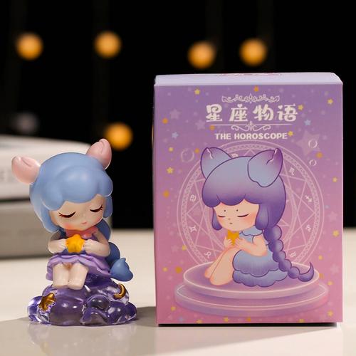 十二星座物语盲盒潮玩送闺蜜女朋友礼物汽车摆件客厅摆放小夜灯