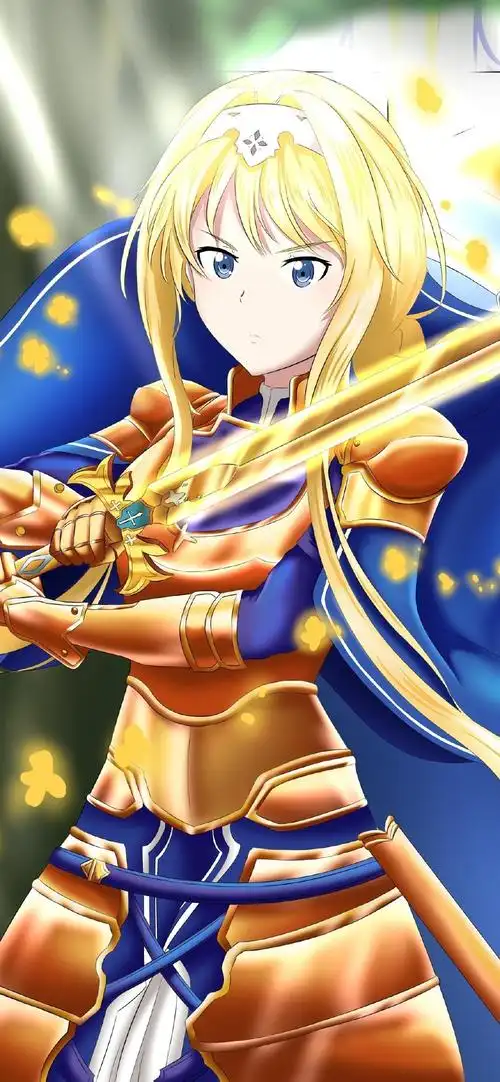 刀剑神域卡通动漫人物高清手机壁纸