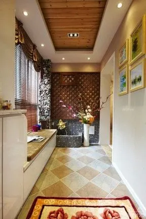 进门鞋柜装修效果图大全 入户花园