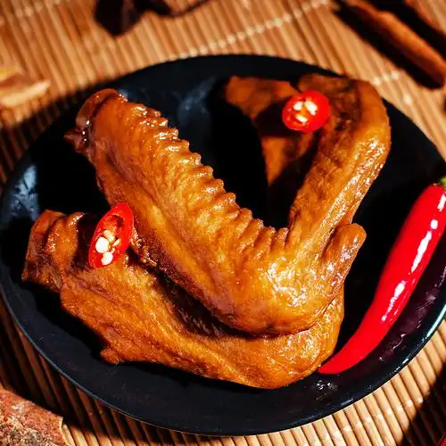 正一品鲜卤鸭翅膀1000g袋装潮汕特产休闲肉类熟食单只即食真空装