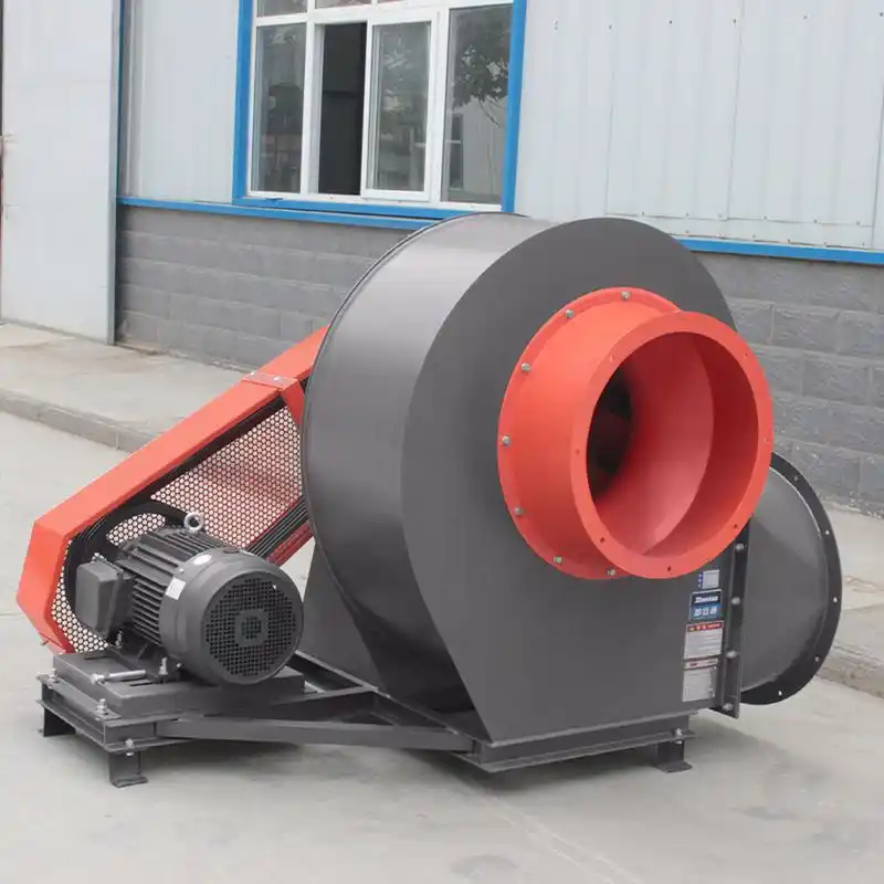 小身体大风量的离心通风机 离心通风机具有耐高温,风量大等特点,炼钢