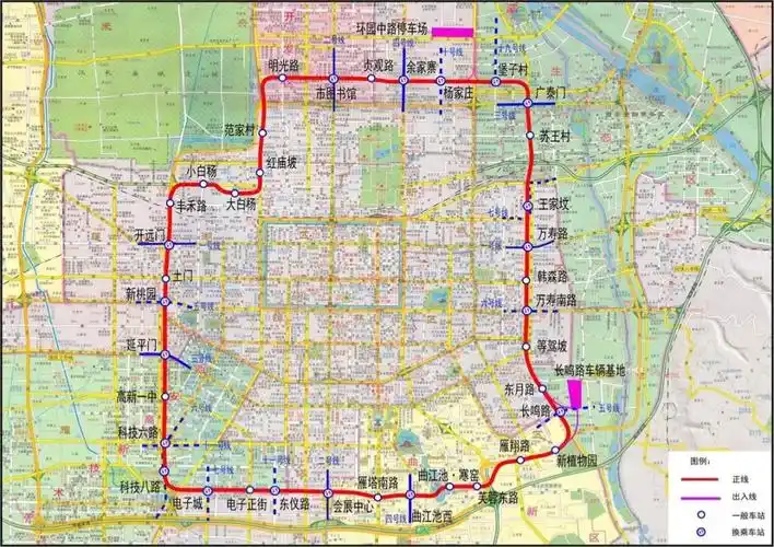 西安23条地铁线路规划图最新