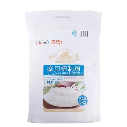 【京东超市】中粮香雪 神象家庭精制面粉 家用小麦馒头饺子粉5000g