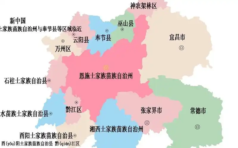 湖北恩施历史沿革地图动画