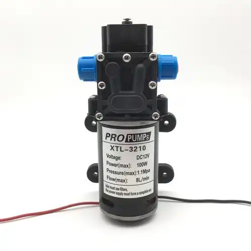 农业无人机植保机水管12v微型水泵自吸水泵高压水泵60w大流量水泵